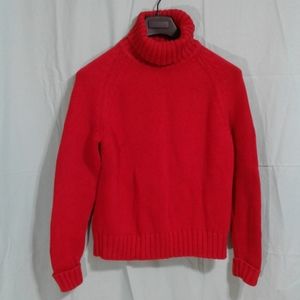 Sweater Knitted Cotton turtle neck stylist